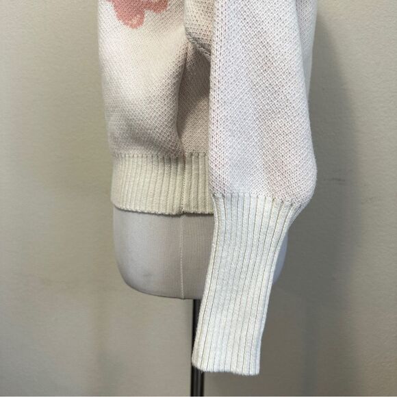 Britt Floral Jacquard Sweater- Eva Mendes Collection Size XS - Picture 5 of 9